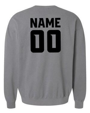 Custom Apparel - Screen Printing - Okemos Softball 2025 - Unisex Crewneck **Personalization Optional** (Wolves Design) - Okemos Softball 2025 - 17368
