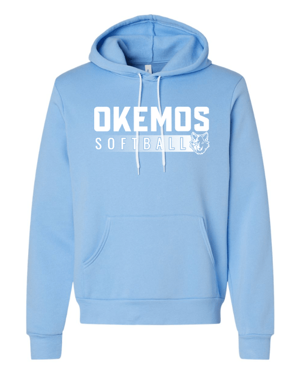 Custom Apparel - Screen Printing - Okemos Softball 2025 - Unisex Fleece Hoodie (Multiple Colors Available) **Personalization Optional** - Okemos Softball 2025 - 17368