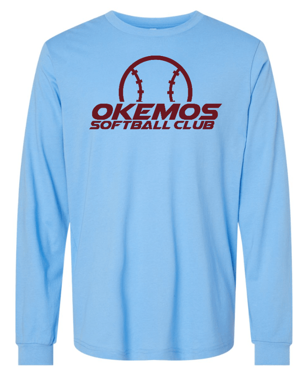 Custom Apparel - Screen Printing - Okemos Softball Club - Adult Long Sleeve T-Shirt - Okemos Softball Club - 16550