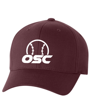 Custom Apparel - Screen Printing - Okemos Softball Club - Cotton Blend Cap - Maroon/White Camo - Okemos Softball Club - 16550