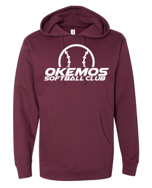 Custom Apparel - Screen Printing - Okemos Softball Club Fall 2023 - Adult Hooded Sweatshirt *Customization Available* - Hooded Sweatshirt - Okemos Softball Club - 14815