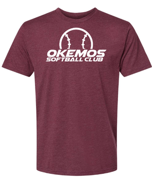 Custom Apparel - Screen Printing - Okemos Softball Club Fall 2023 - Unisex Adult T-Shirt *Customization Available* - T-shirt - Okemos Softball Club - 14815