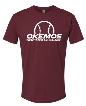 Custom Printed Apparel | Okemos Softball Club Fall 2025 - Adult Unisex T-Shirt (PERSONALIZATION OPTIONAL) - Okemos Softball Club F25 - 18465