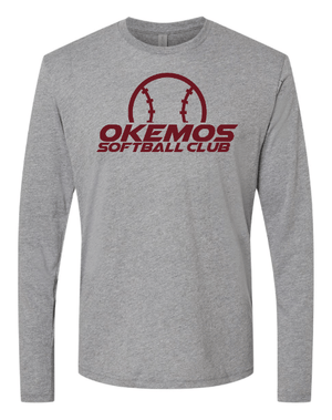 Custom Apparel - Screen Printing - Okemos Softball Club - Long Sleeve T-Shirt - Okemos Softball Club - 15523
