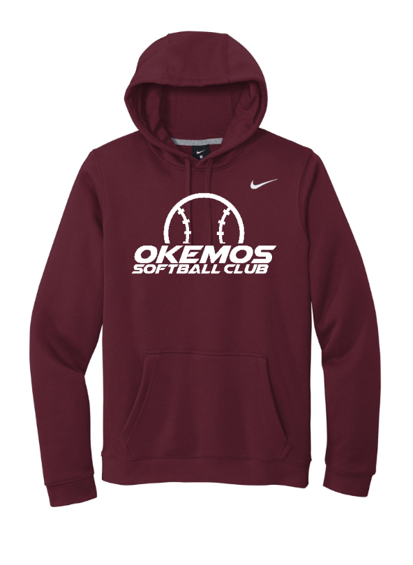 Custom Apparel - Screen Printing - Okemos Softball Club - Nike Fleece Pullover Hoodie - Okemos Softball Club - 16550