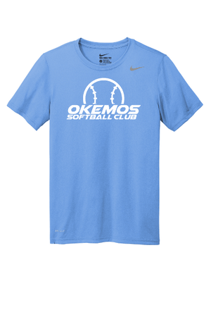 Custom Apparel - Screen Printing - Okemos Softball Club - Nike T-Shirt - Okemos Softball Club - 15523