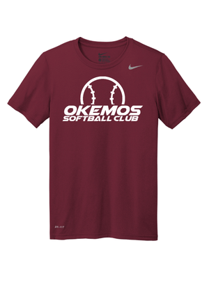 Custom Apparel - Screen Printing - Okemos Softball Club - Nike Team Legend Tee - Okemos Softball Club - 15523