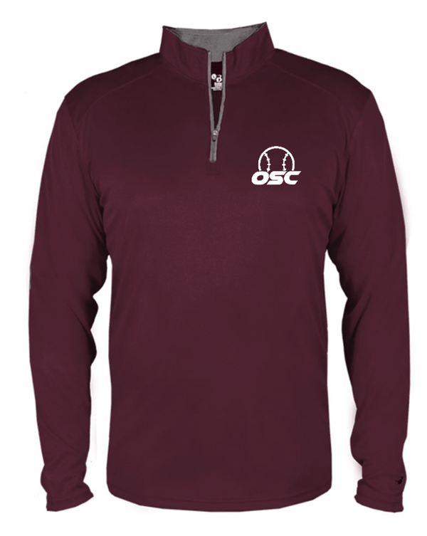 Custom Apparel - Screen Printing - Okemos Softball Club - Quarter Zip Pullover - Okemos Softball Club - 16550