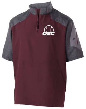 Custom Apparel - Screen Printing - Okemos Softball Club - Short Sleeve Quarter Zip - Okemos Softball Club - 15523