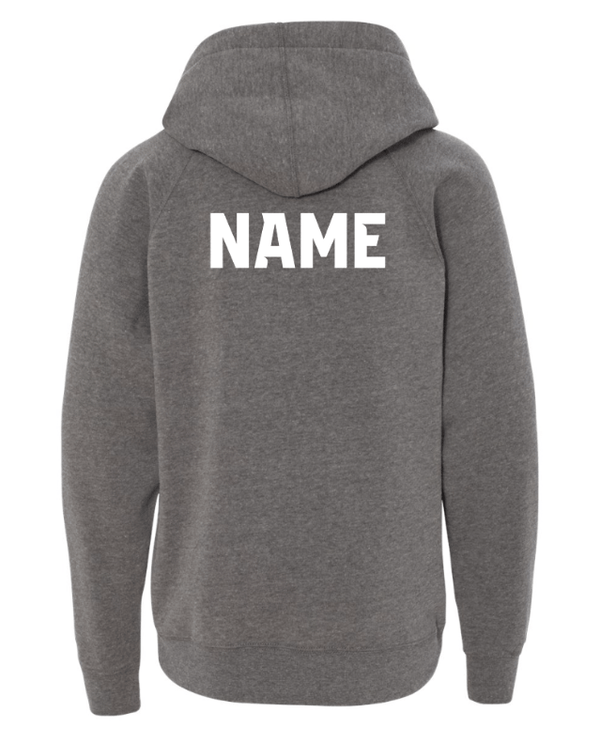 Custom Apparel - Screen Printing - Okemos Softball Club - Youth Lightweight Special Blend Hooded Sweatshirt - (Name Optional) - Okemos Softball Club - 16550