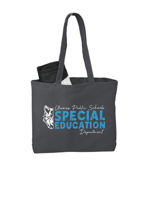 Custom Apparel - Screen Printing - Okemos Special Education Department - Beach Wash Tote - Okemos Special Education Department - 16675