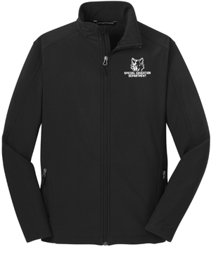 Custom Apparel - Screen Printing - Okemos Special Education Department - Men's Soft - Shell Jacket (Personalization Available) - Okemos Special Education Department - 16675