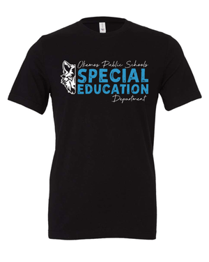 Custom Apparel - Screen Printing - Okemos Special Education Department - Unisex T-Shirt (Maroon/ Black) - Okemos Special Education Department - 16675
