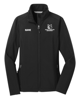 Custom Apparel - Screen Printing - Okemos Special Education Department - Women's Soft Shell Jacket (Personalization Available) - Okemos Special Education Department - 16675