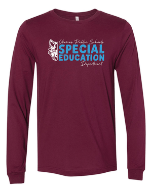 Custom Apparel - Screen Printing - Okemos Special Education - Unisex Adult Long Sleeve T-Shirt - Long Sleeve T-Shirt - Okemos Special Education - 14826