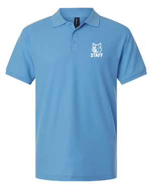 Custom Printed Apparel | Okemos Staff | AllPro Men's Pique Polo - Carolina Blue - Polo - Okemos Staff - 18218