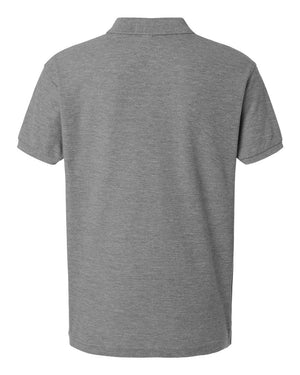 Custom Printed Apparel | Okemos Staff | AllPro Men's Pique Polo - Heather Granite - Polo - Okemos Staff - 18218