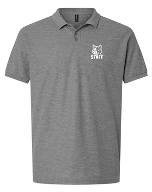 Custom Printed Apparel | Okemos Staff | AllPro Men's Pique Polo - Heather Granite - Polo - Okemos Staff - 18218