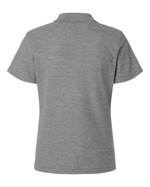Custom Printed Apparel | Okemos Staff | AllPro Women's Pique Polo - Heather Granite - Polo - Okemos Staff - 18218