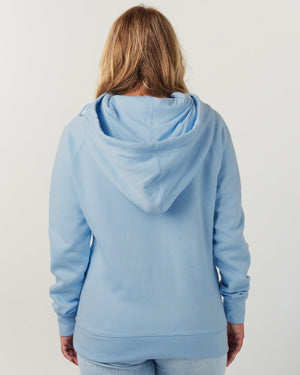 Custom Printed Apparel | Okemos Staff | Ladies ENZA Classic Fleece Funnel Neck Pullover Hoodie - Hoodie - Okemos Staff - 18218