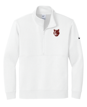 Custom Printed Apparel | Okemos Staff |Nike Unisex Club Fleece 1/2 Zip - 1/2 Zip - Okemos Staff - 18218