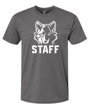 Custom Printed Apparel | Okemos Staff | Unisex Next Level Cotton Polyester Blend T-Shirt - Heavy Metal - t-shirt - Okemos Staff - 18218