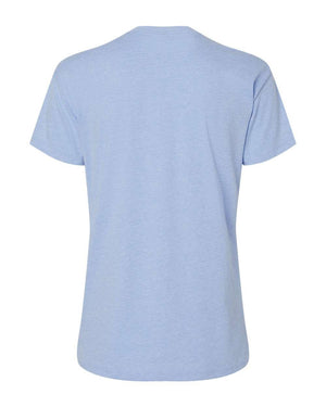 Custom Printed Apparel | Okemos Staff | Women's Next Level Relaxed T-Shirt - Columbia Blue - t-shirt - Okemos Staff - 18218