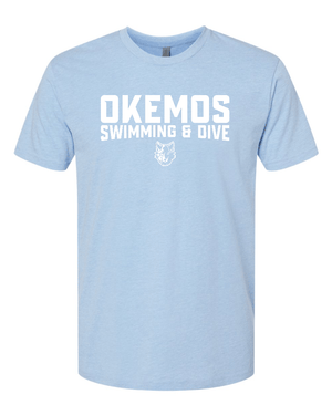 Custom Apparel - Screen Printing - Okemos Swim and Dive - Adult Unisex CVC Short Sleeve Crew - Okemos Swim and Dive - 14947
