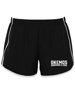 Custom Apparel - Screen Printing - Okemos Swim and Dive - Ladies Pulse Team Short - Okemos Swim and Dive - 14947