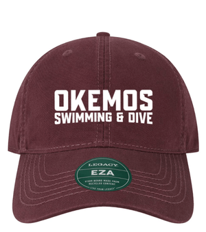 Custom Apparel - Screen Printing - Okemos Swim & Dive - Relaxed Twill Dad Hat - Okemos Swim & Dive - 16057
