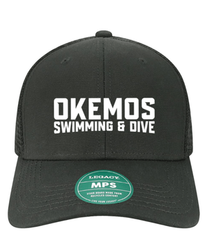 Custom Apparel - Screen Printing - Okemos Swim & Dive - Snapback Trucker Cap - Okemos Swim & Dive - 16057