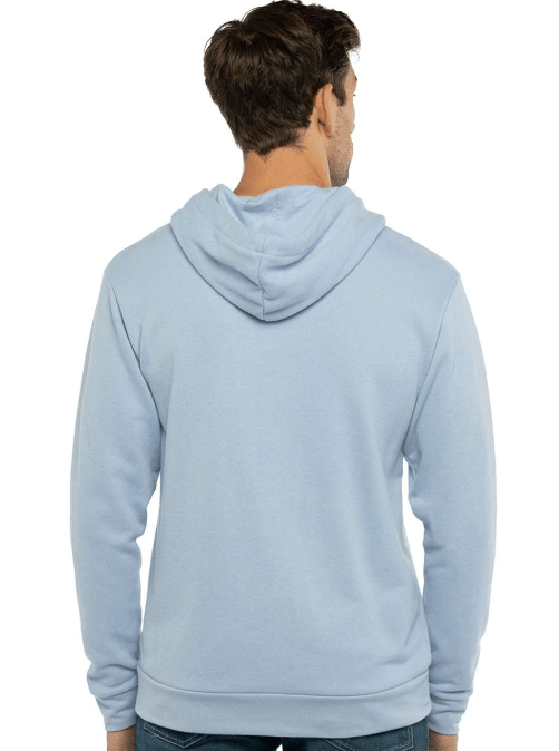 Custom Apparel - Screen Printing - Okemos Swim & Dive - Sueded Hoodie Stonewash Denim - Okemos Swim & Dive - 16057