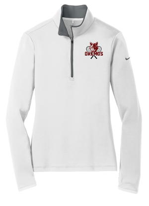 Custom Apparel - Screen Printing - Okemos Tennis 2024 - Nike Women's 1/2 Zip - Okemos Tennis 2024 - 15568