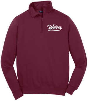 Custom Apparel - Screen Printing - Okemos Tennis 2024 - Unisex 1/4 Zip Sweatshirt - Okemos Tennis 2024 - 15568