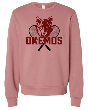 Custom Apparel - Screen Printing - Okemos Tennis 2024 - Unisex Crewneck Sweatshirt - Okemos Tennis 2024 - 15568