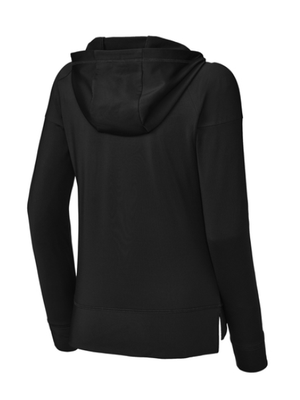 Custom Apparel - Screen Printing - Okemos Tennis 2025 - Women's Sport Wick Stretch 1/2 Zip Hoodie - Okemos Tennis 2025 - 17424
