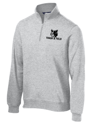 Custom Apparel - Screen Printing - Okemos Track & Field 2024 - Adult 1/4 Zip Sweatshirt - Okemos Track & Field 2024 - 15486