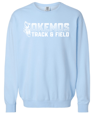 Custom Apparel - Screen Printing - Okemos Track & Field 2024 - Adult Crewneck Sweatshirt - Okemos Track & Field 2024 - 15486