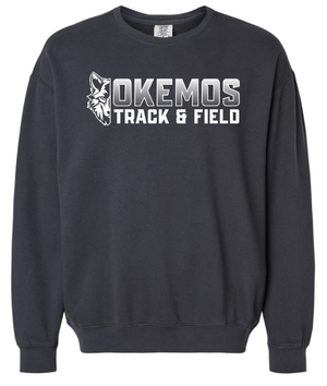 Custom Apparel - Screen Printing - Okemos Track & Field 2024 - Adult Crewneck Sweatshirt - Okemos Track & Field 2024 - 15680