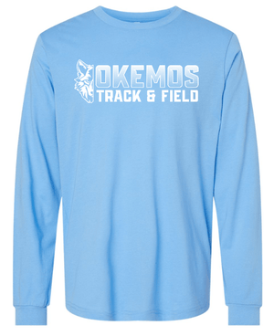 Custom Apparel - Screen Printing - Okemos Track & Field 2024 - Adult Unisex Long Sleeve T-Shirt - Okemos Track & Field 2024 - 15680