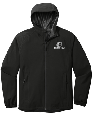 Custom Apparel - Screen Printing - Okemos Track & Field 2024 - Adult Unisex Rain Jacket - Okemos Track & Field 2024 - 15486