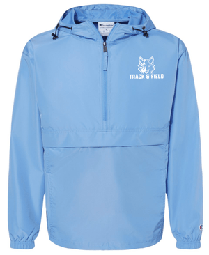 Custom Apparel - Screen Printing - Okemos Track & Field 2024 - Champion Packable 1/4 Zip Jacket - Okemos Track & Field 2024 - 15680