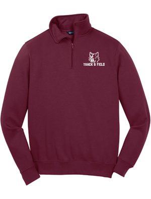 Custom Apparel - Screen Printing - Okemos Track & Field 2025 - Quarter Zip Sweatshirt - Okemos Track & Field 2025 - 17447