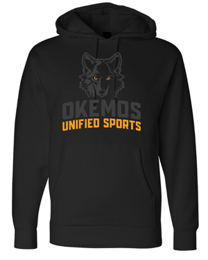 Custom Apparel - Screen Printing - Okemos Unified Sports - Adult Unisex Hooded Sweatshirt - Hooded Sweatshirt - Okemos Unified Sports - 15516
