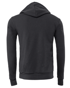 Custom Apparel - Screen Printing - Okemos Volleyball 2024 - Adult Fleece Hoodie Maroon/ Dk Grey - Okemos Volleyball 2024 - 16403