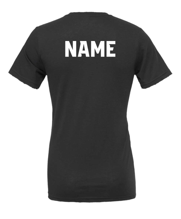 Custom Apparel - Screen Printing - Okemos Volleyball 2024 - Adult T-Shirt Blue/ Maroon/ Grey Customizable - Okemos Volleyball 2024 - 16403
