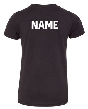 Custom Apparel - Screen Printing - Okemos Volleyball 2024 - Youth T-Shirt Maroon/ Grey (Customizable) - Okemos Volleyball 2024 - 16403