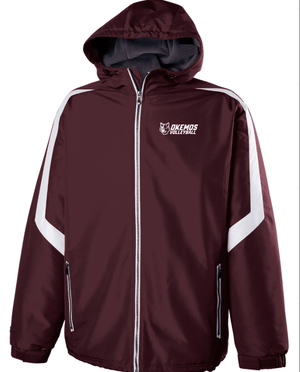 Custom Apparel - Screen Printing - Okemos Volleyball - Full Zip Charger Jacket *VARSITY ONLY* - Jacket - Okemos Volleyball - 14526