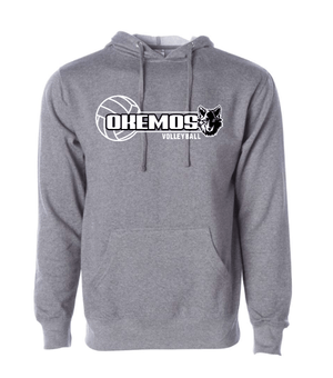 Custom Apparel - Screen Printing - Okemos Volleyball - Hooded Sweatshirt - Hooded Sweatshirt - Okemos Volleyball - 14526