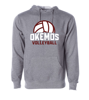 Custom Apparel - Screen Printing - Okemos Volleyball MS - Hooded Sweatshirt - Hooded Sweatshirt - Okemos Volleyball MS - 14597